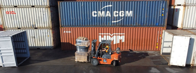 Container Transloading in Terminal