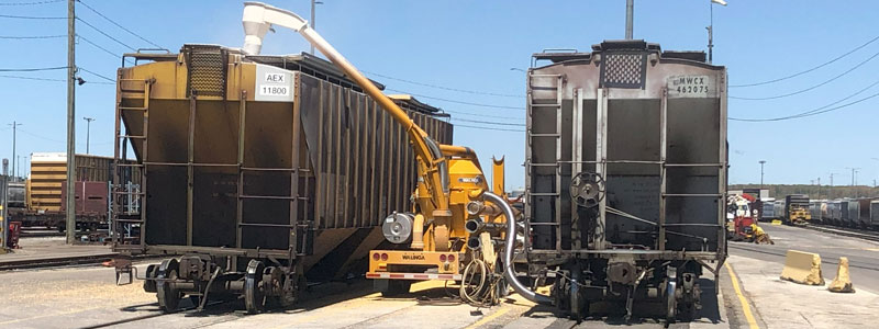 Grain Transfer Railcar to Railcar