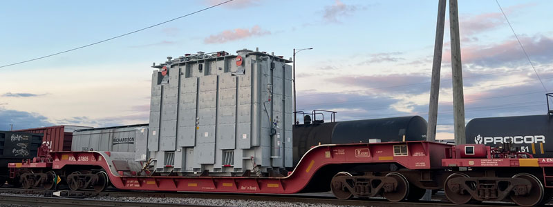 Transformer on Railcar